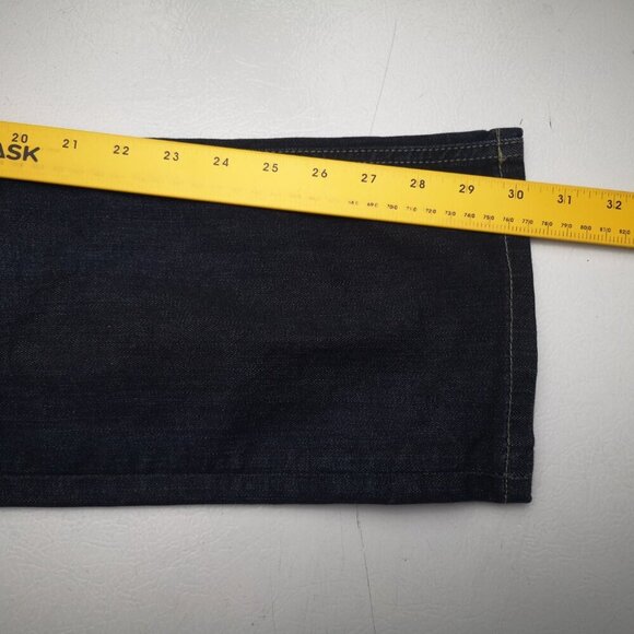 Jack & Jones Regular Fit Men's Size 29/32 Clark Dark Wash Button Fly Jeans - Picture 15 of 15